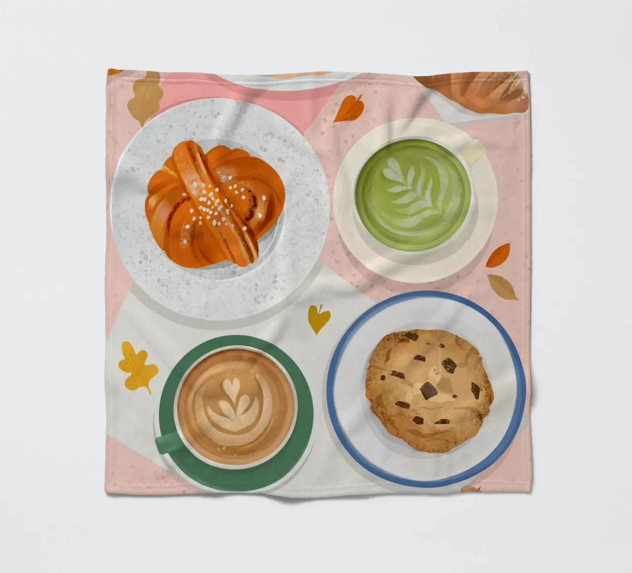 Fika Time Fleecedecke von PetrArts