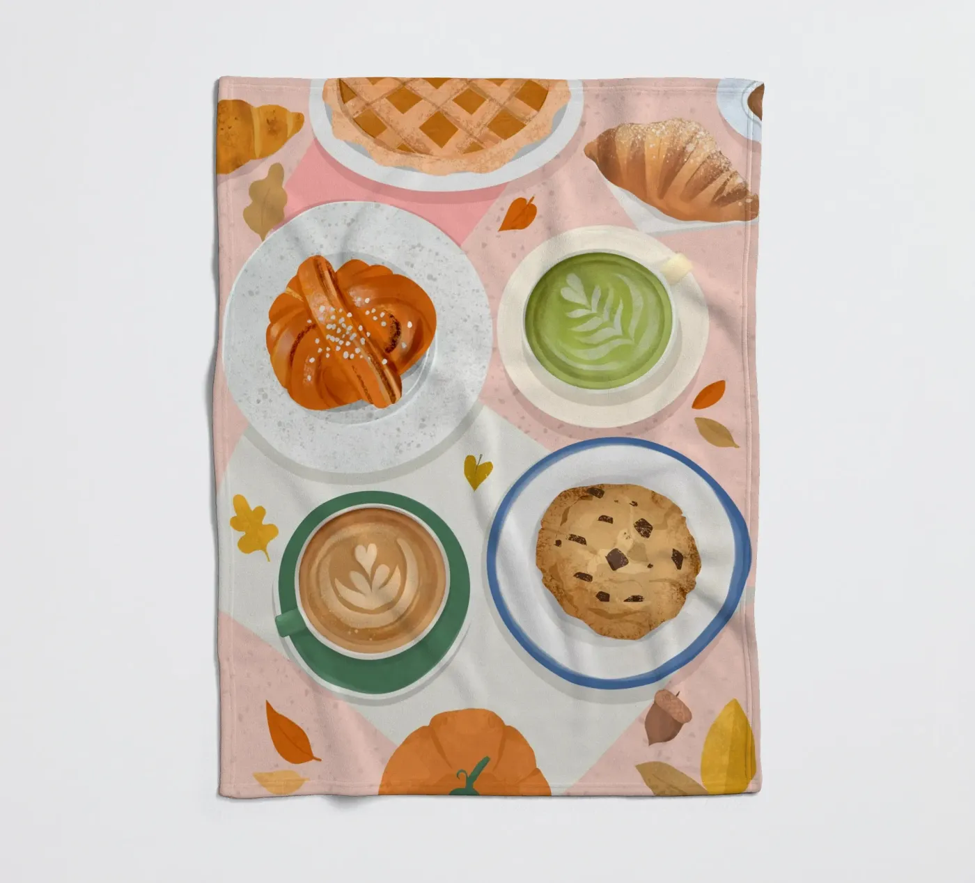 Fika Time Fleecedecke von PetrArts