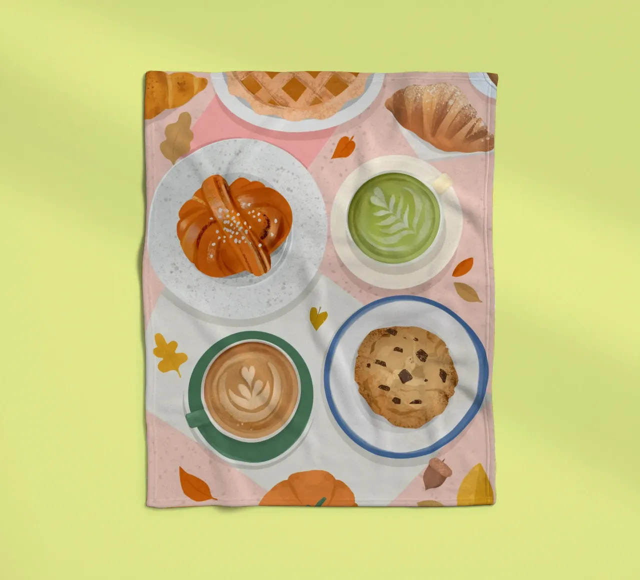 Fika Time Fleecedecke von PetrArts