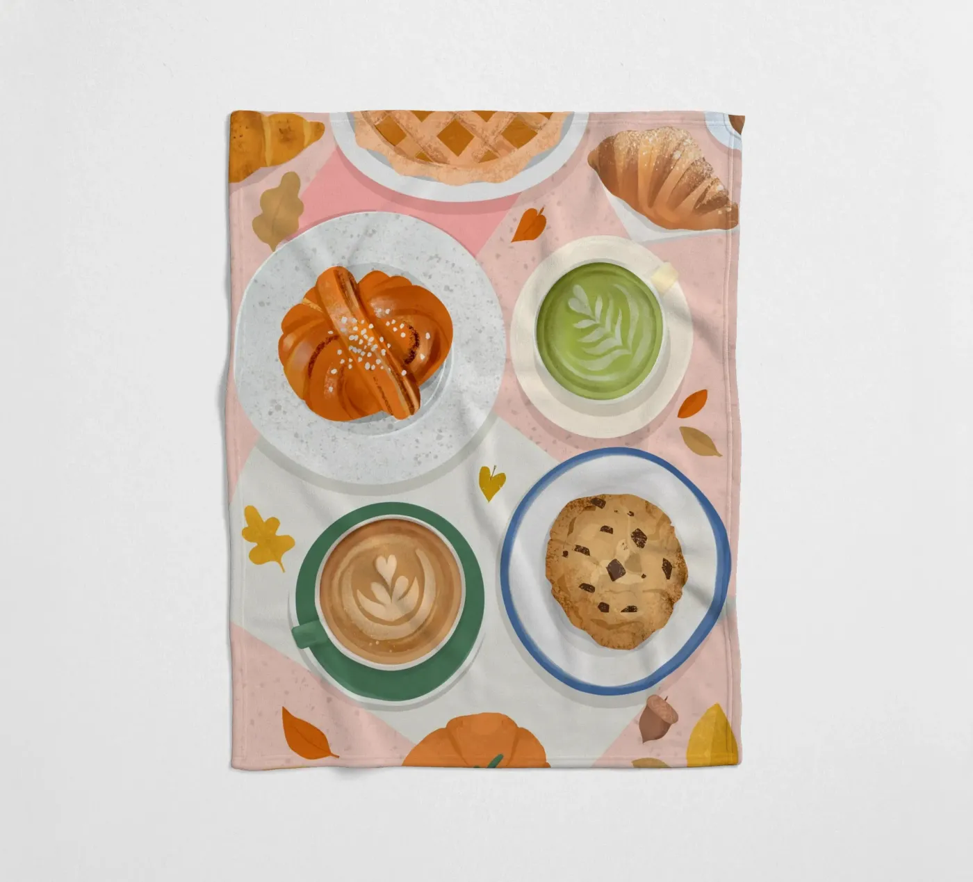 Fika Time Fleecedecke von PetrArts