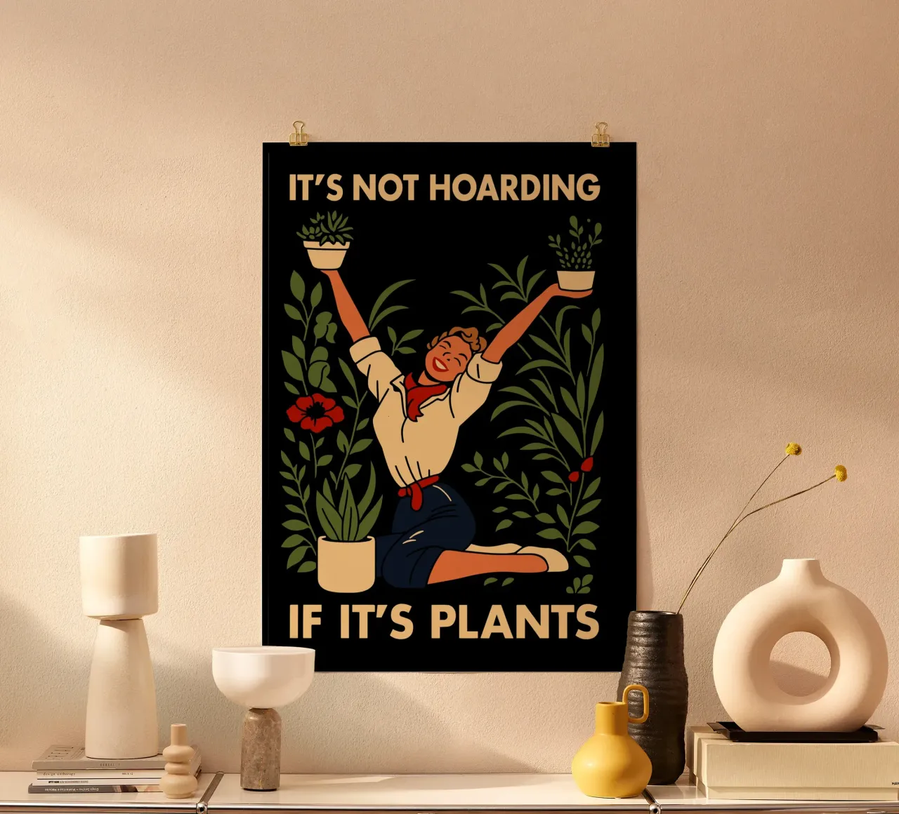 It's Not Hoarding If It's Plants hahnemühle de edsonramosart