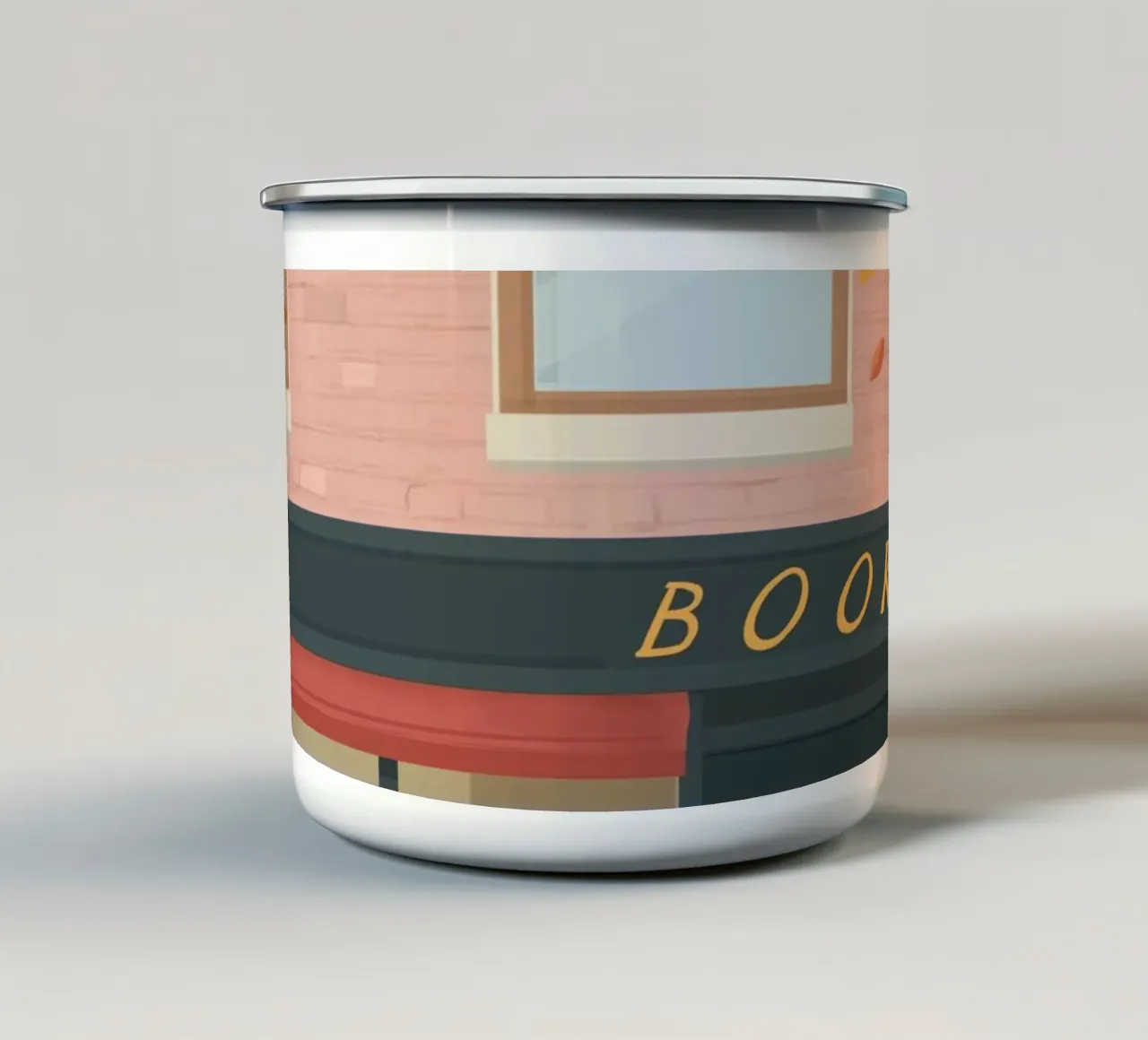 Bookstore tazza in smalto da PetrArts