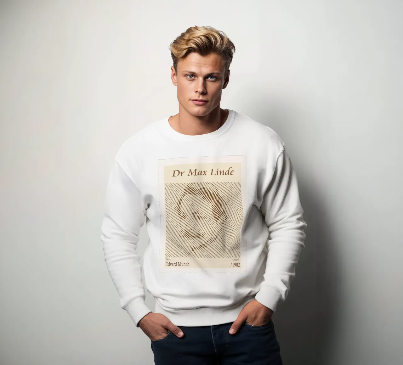 Dr Max Linde - Edvard Munch felpa da Doa Project