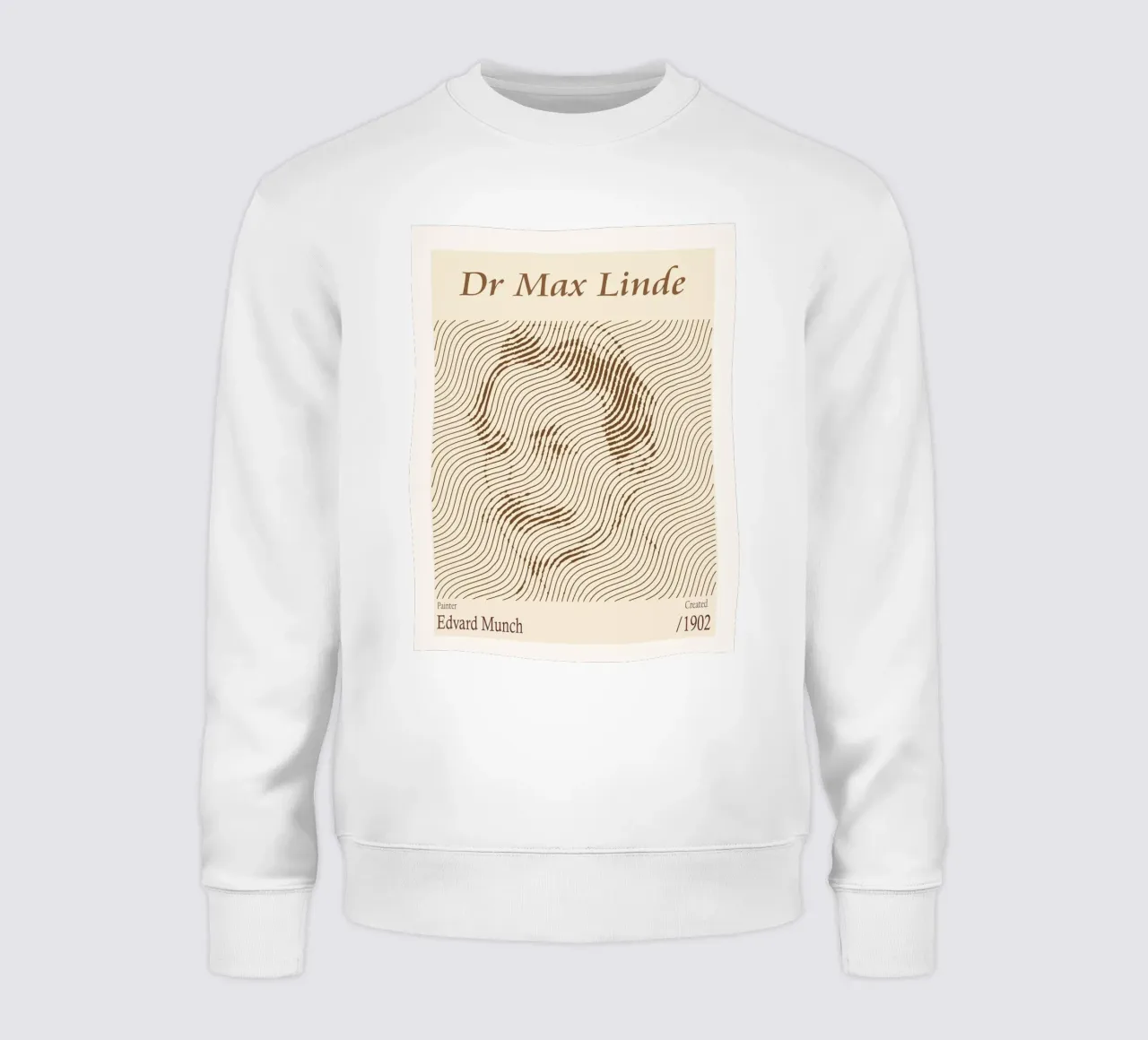 Dr Max Linde - Edvard Munch felpa da Doa Project