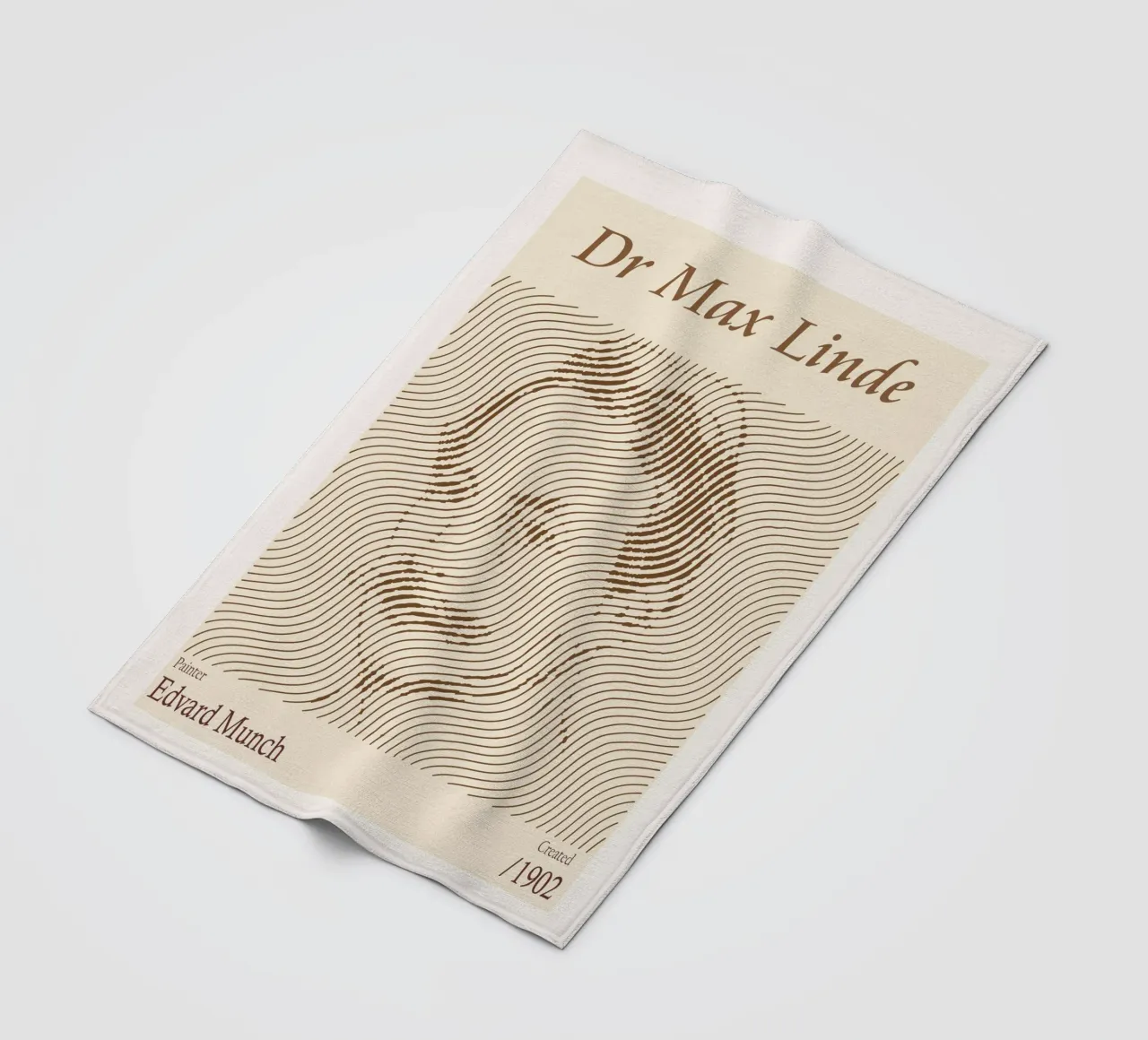 Dr Max Linde - Edvard Munch coperta in pile da Doa Project