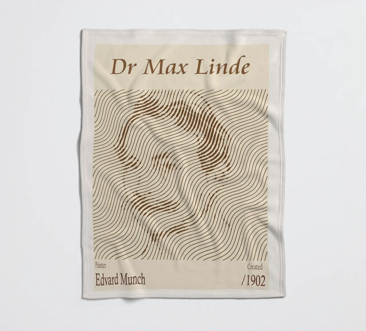 Dr Max Linde - Edvard Munch coperta in pile da Doa Project