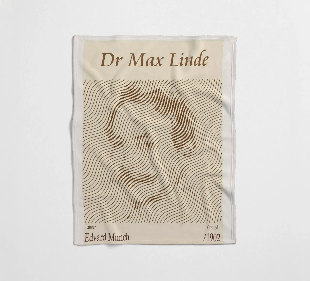 Dr Max Linde - Edvard Munch coperta in pile da Doa Project