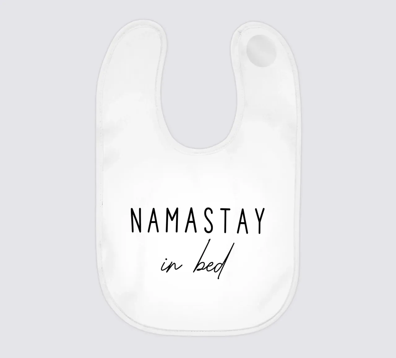 Namastay a letto bavaglino da Shark Printables