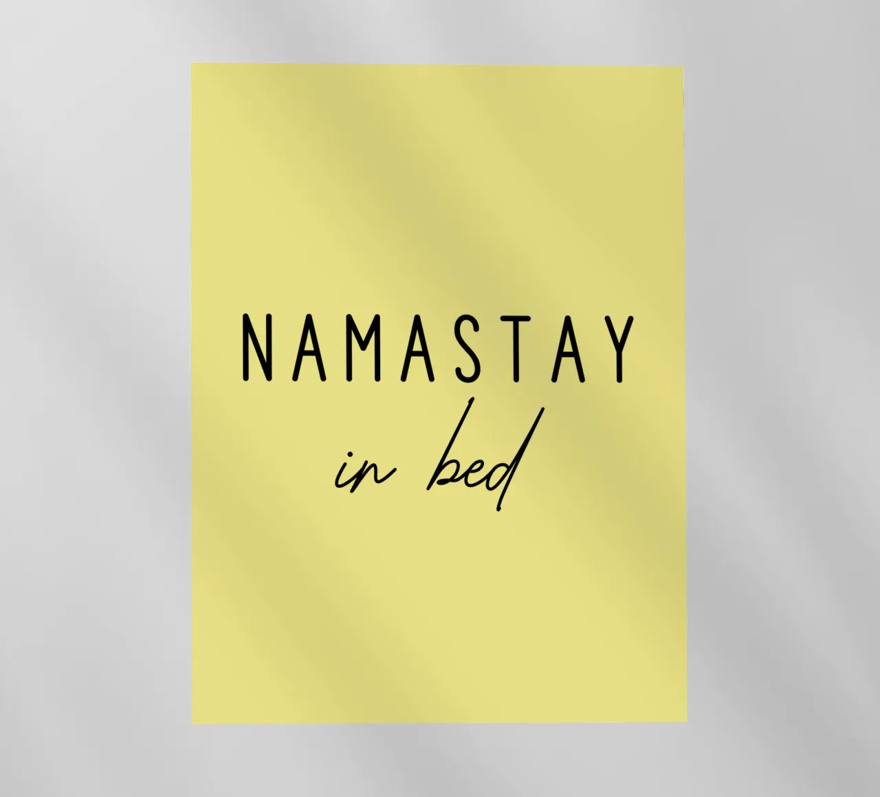 Namastay a letto pellicola backlit da Shark Printables