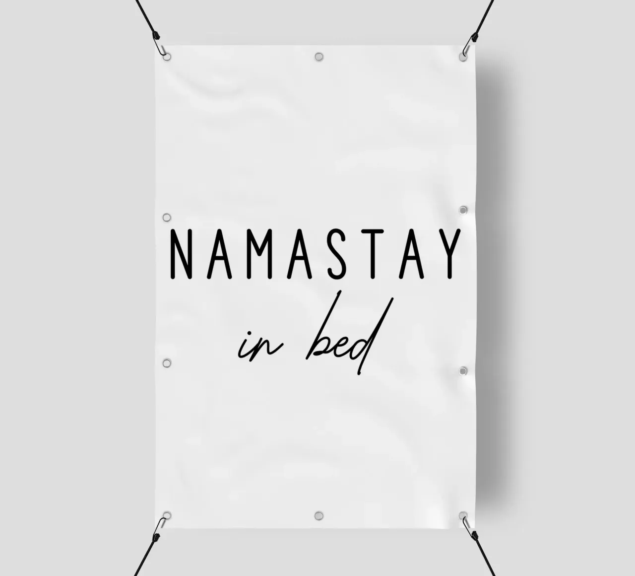 Namastay a letto telo in pvc da Shark Printables