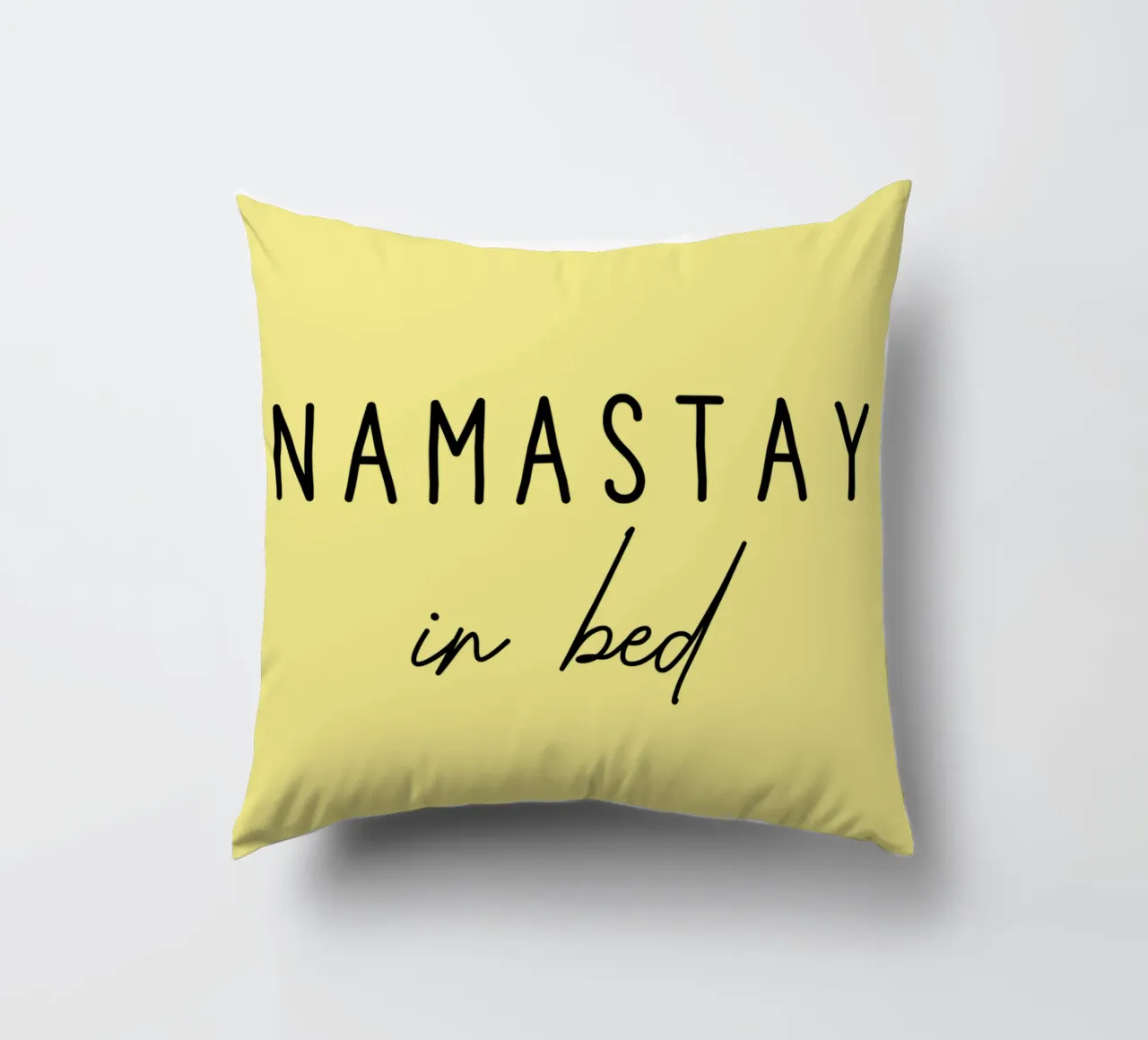 Namastay a letto cuscino da Shark Printables
