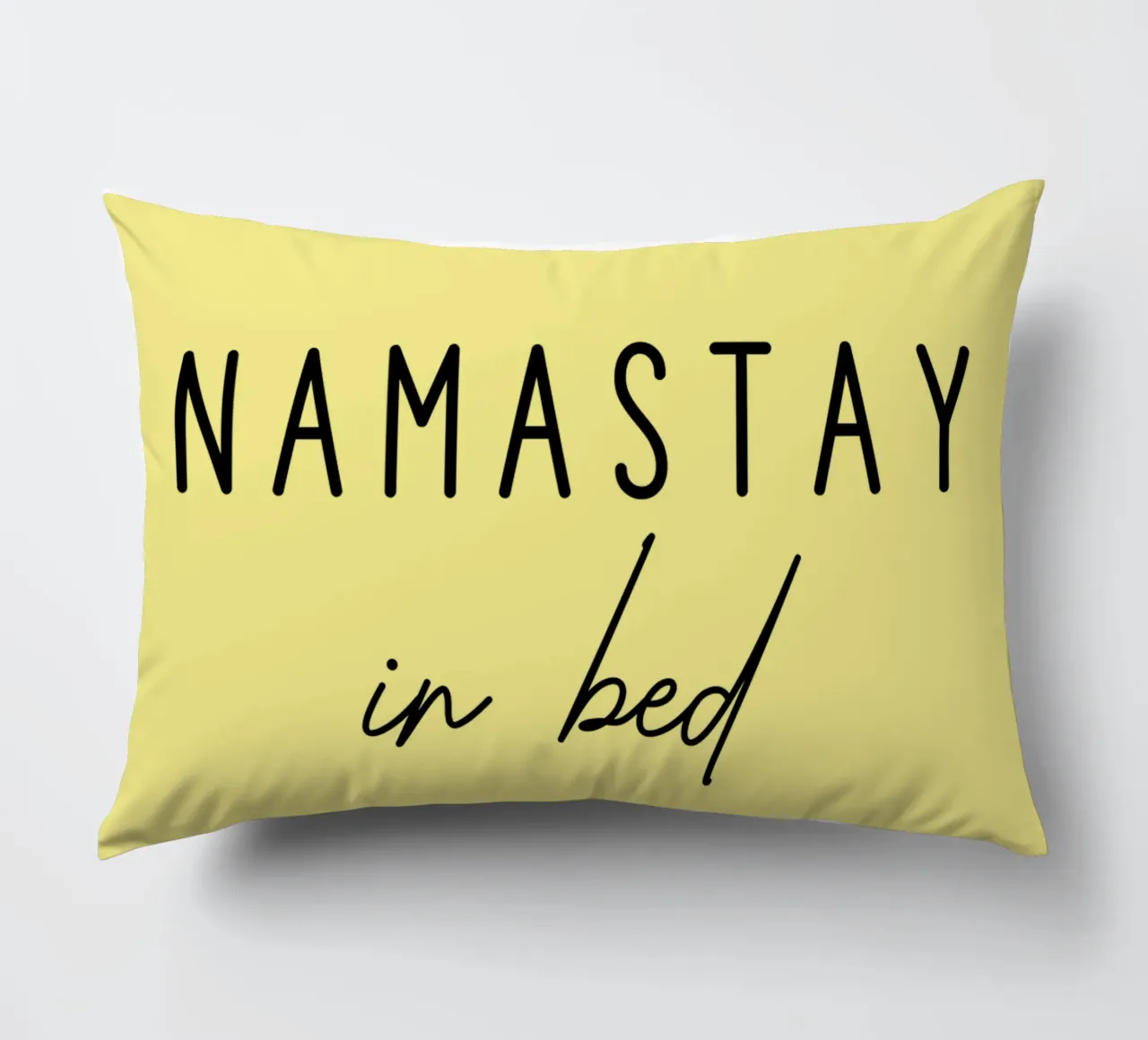Namastay a letto cuscino da Shark Printables