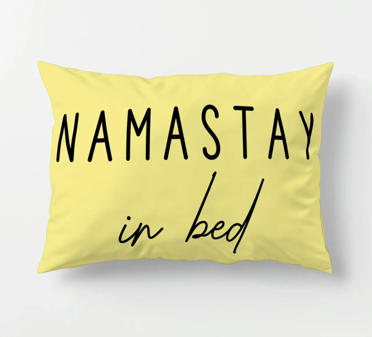 Namastay a letto cuscino da Shark Printables