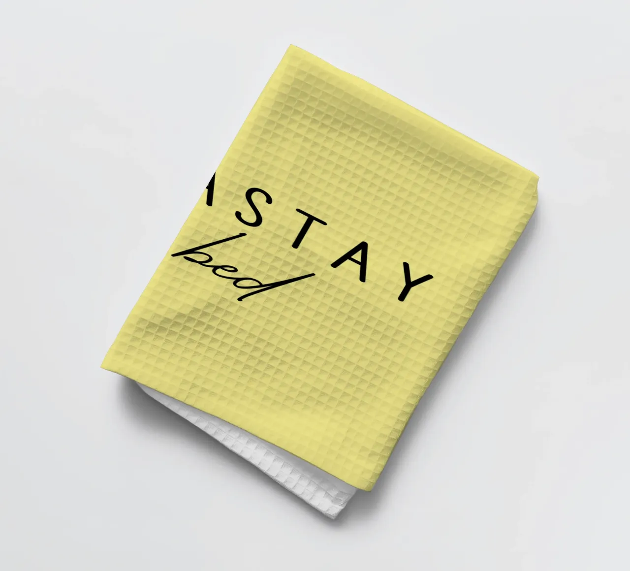 Namastay a letto canovaccio da cucina da Shark Printables