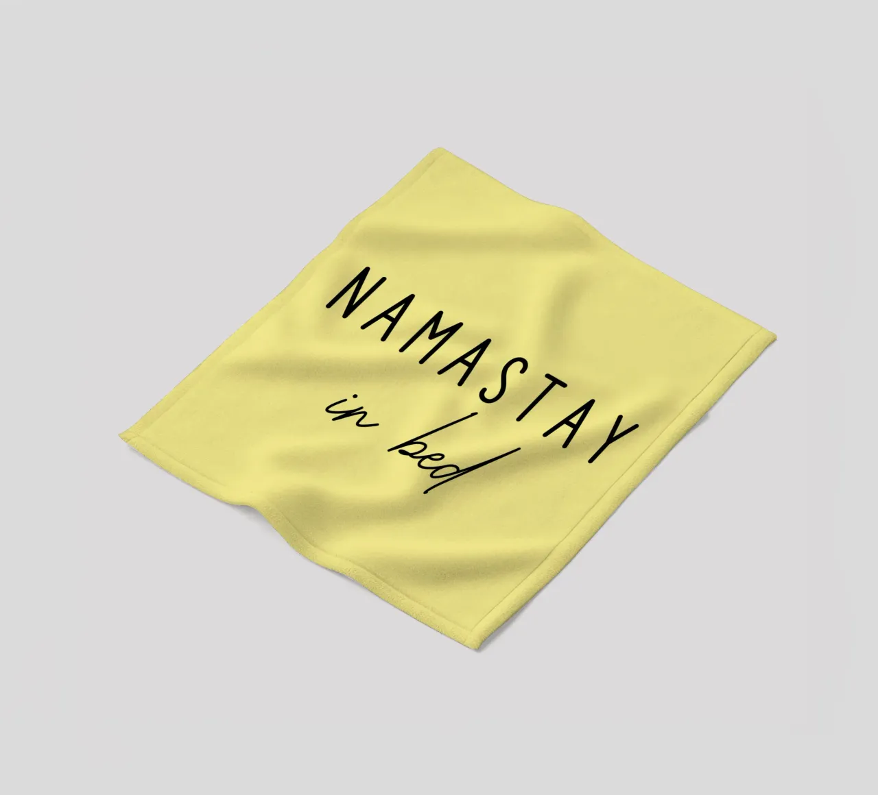 Namastay a letto coperta in pile da Shark Printables