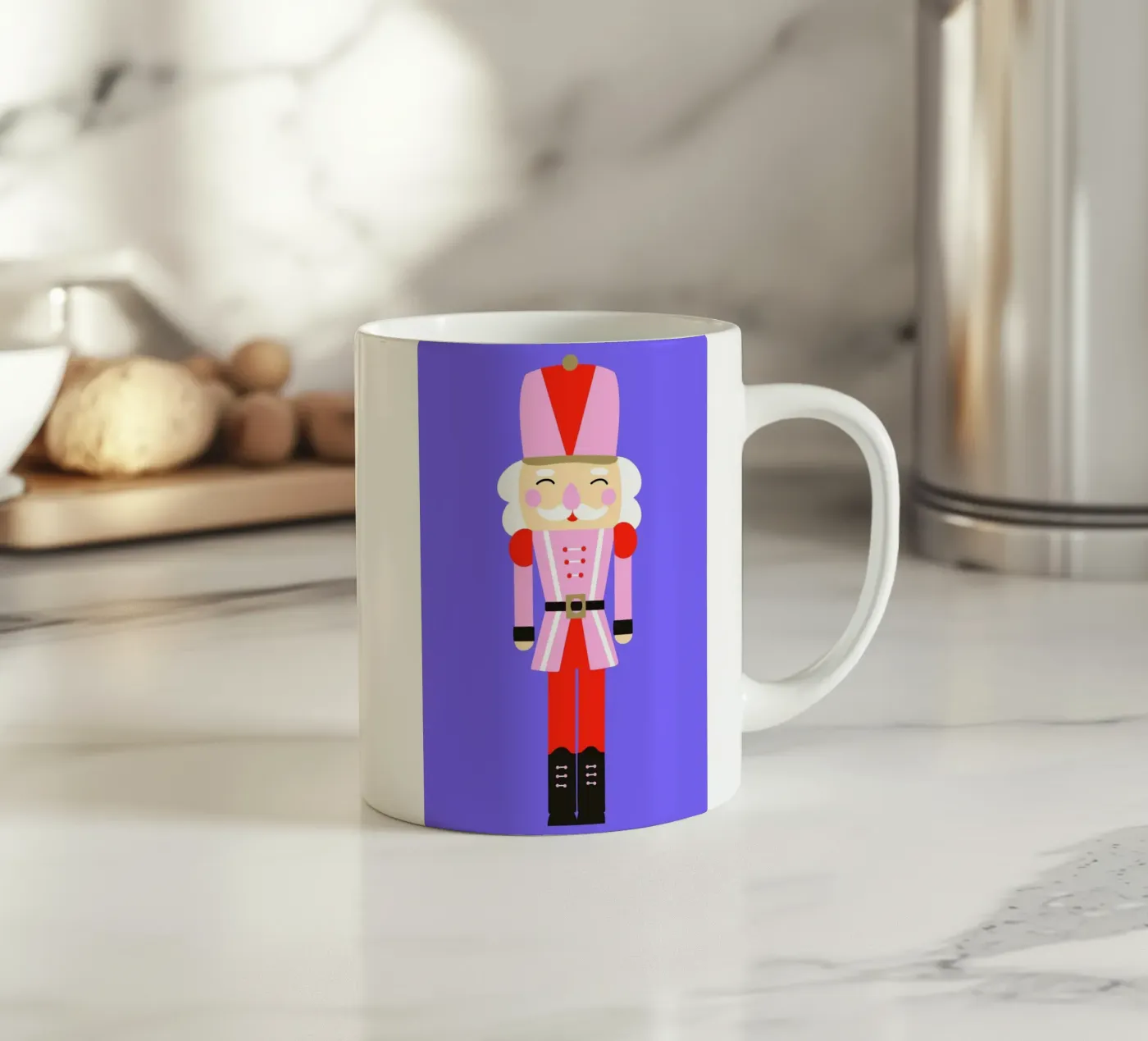 Nutcracker ceramic mug by Art House