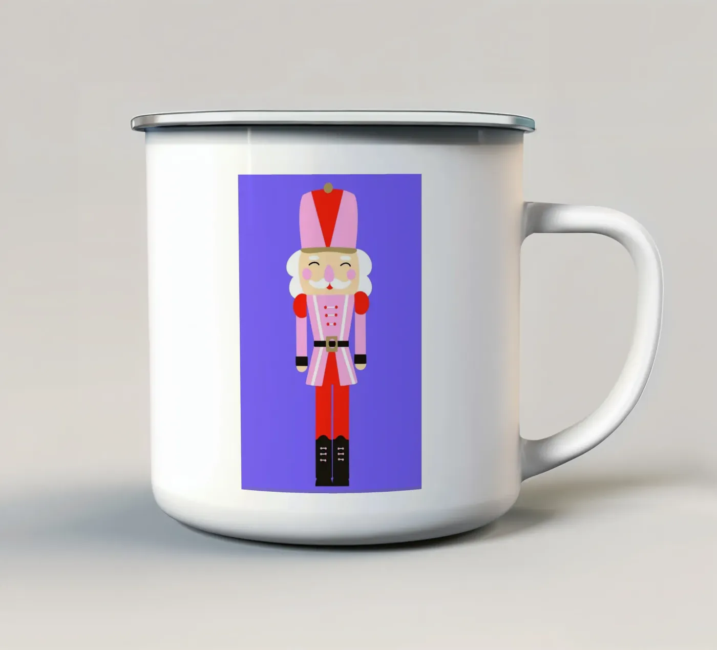 Nutcracker enamel mug by Art House