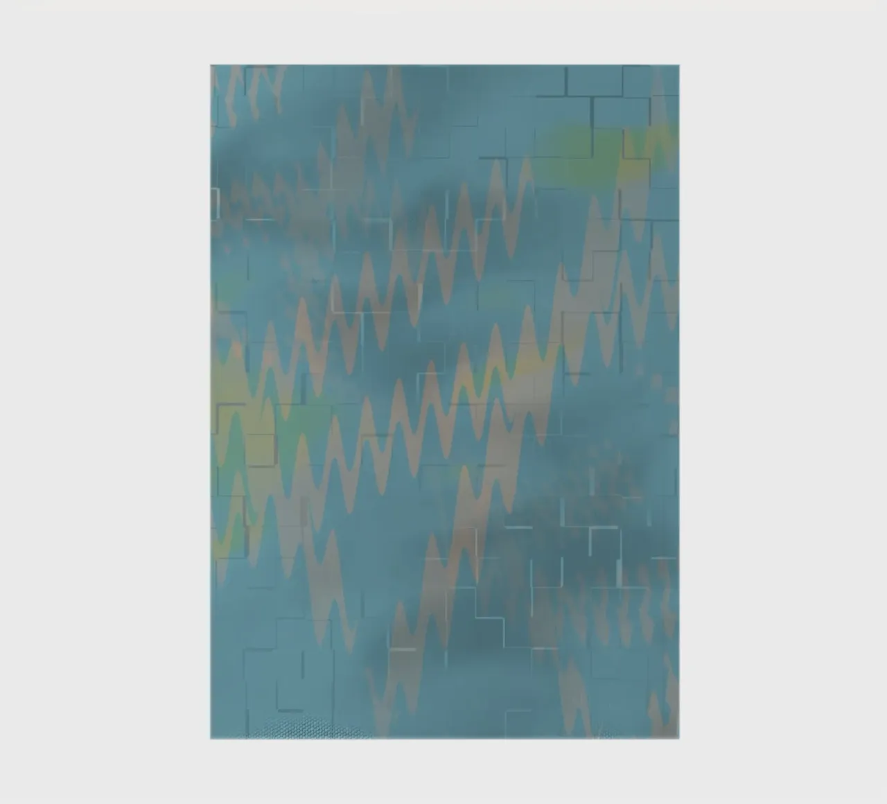 Abstract colourful zigzag pattern notebook by Something for you
