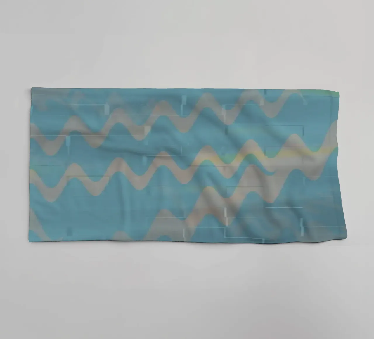 Motif zigzag coloré abstrait serviette de bain de Something for you