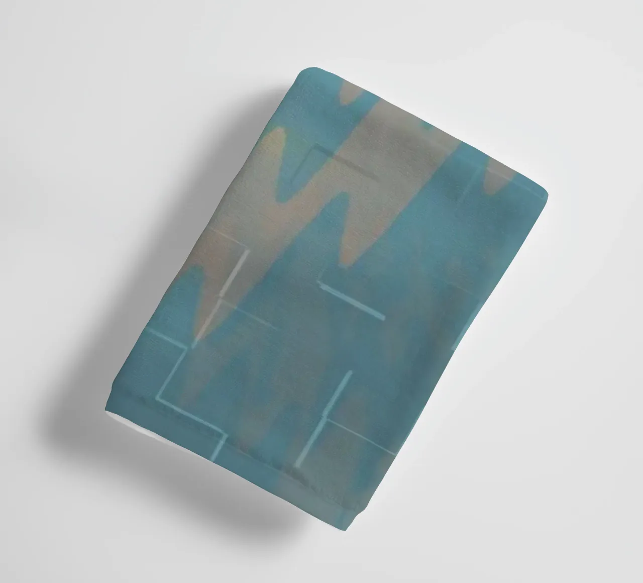 Abstract colourful zigzag pattern towel by Something for you