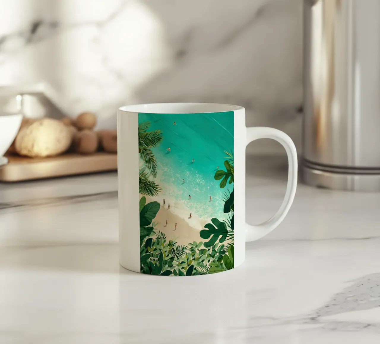 A Summer That Lasts Forever tazza in ceramica da Clara August