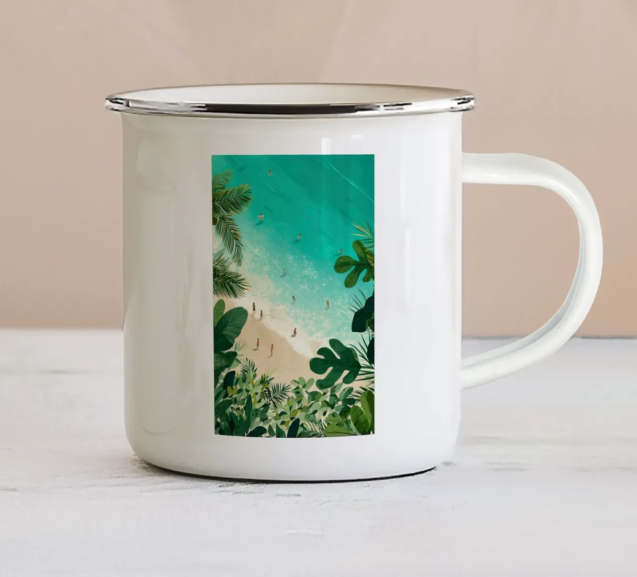 A Summer That Lasts Forever tazza in smalto da Clara August
