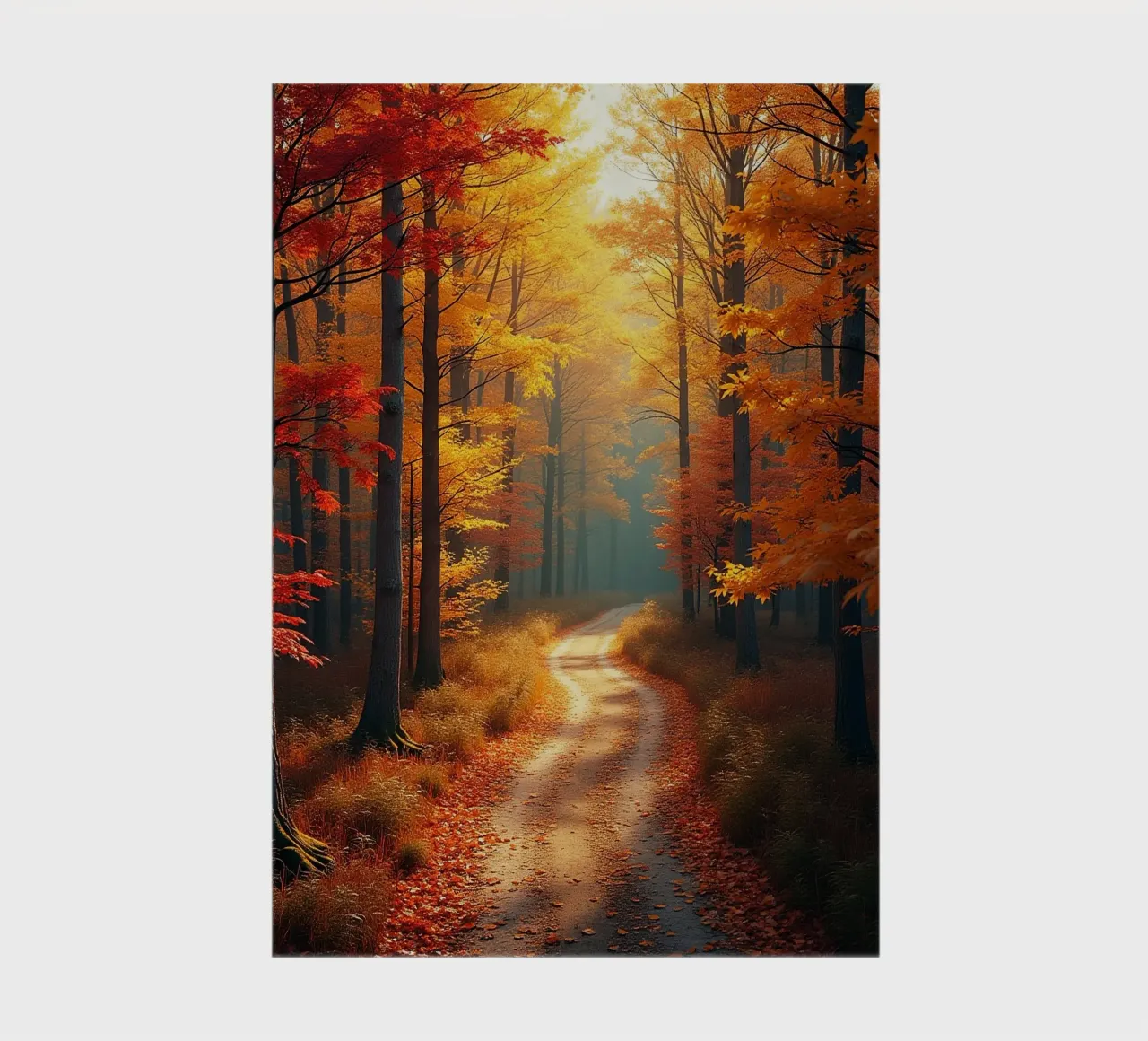Forest_path_autumn_6 notebook by Fantasie & Mystikwelten by LK