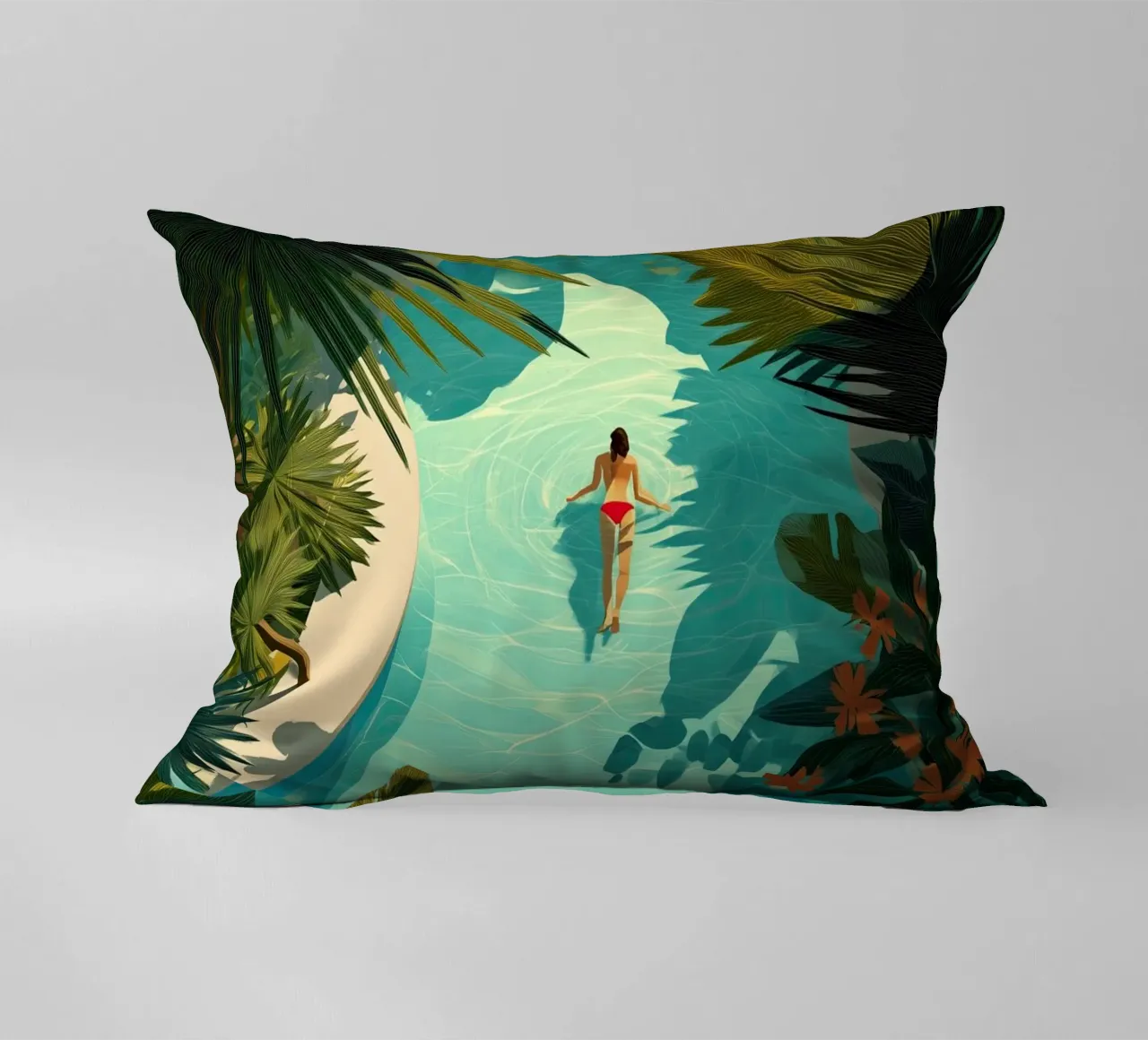 Her Secret Paradise cuscino da Clara August