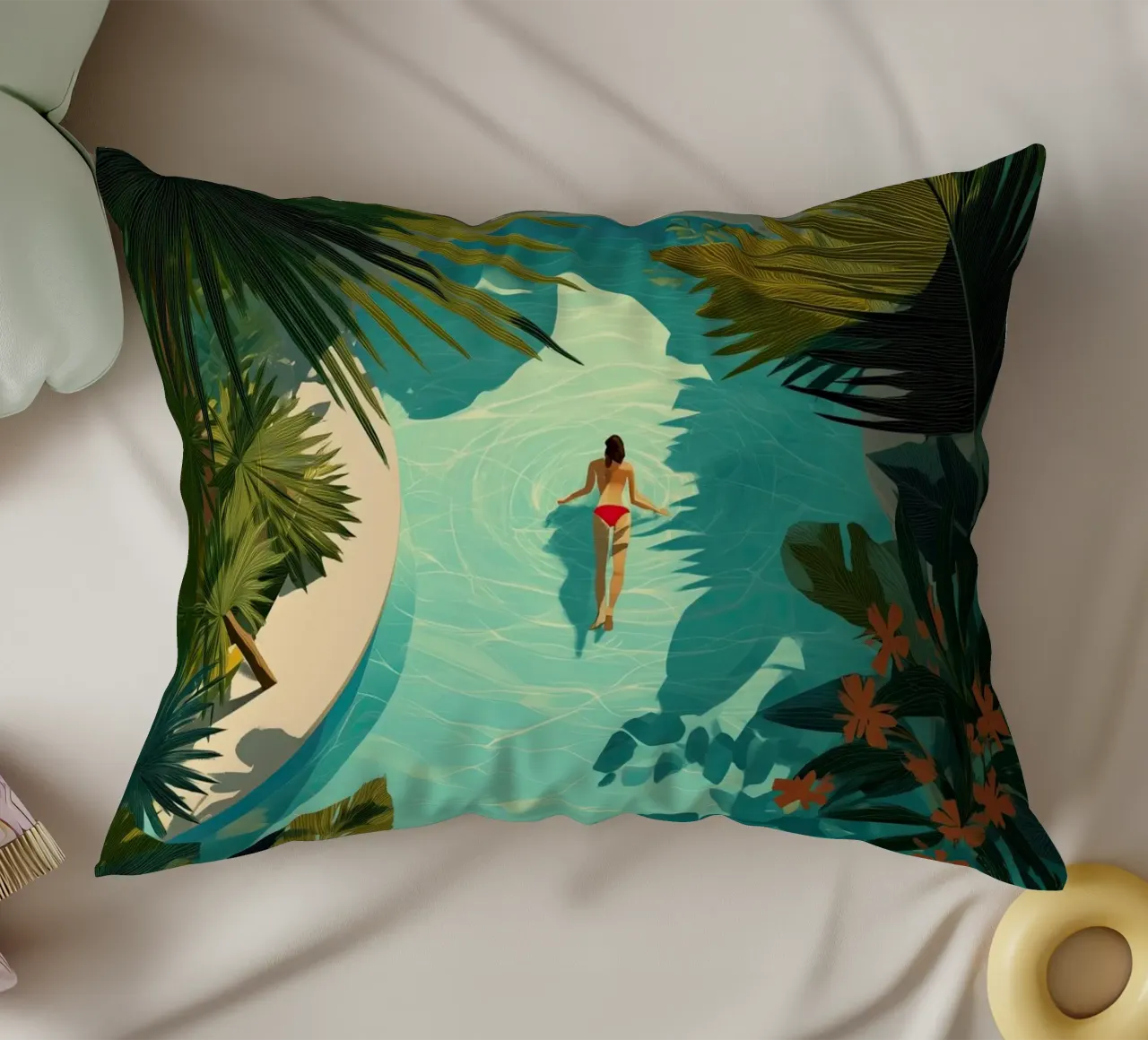 Her Secret Paradise cuscino da Clara August