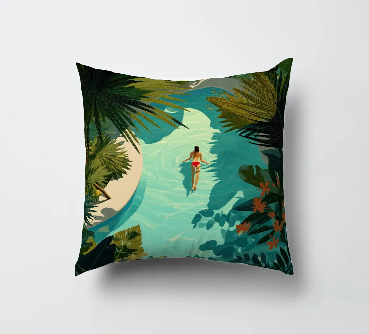 Her Secret Paradise cuscino da Clara August