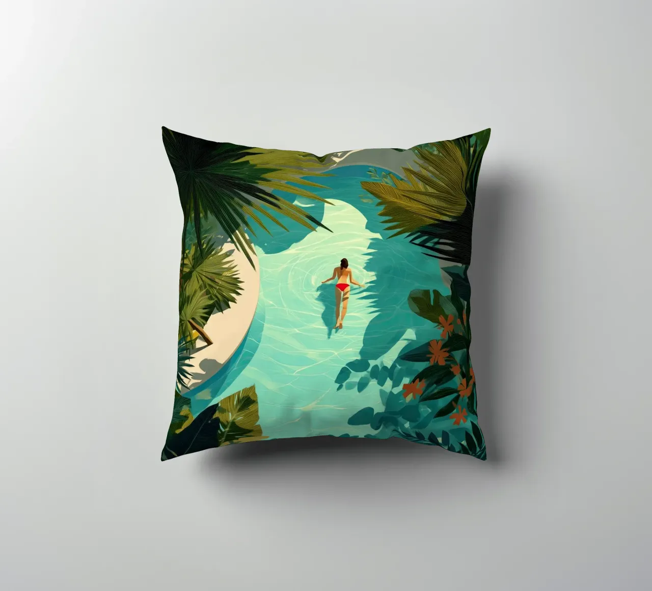 Her Secret Paradise cuscino da Clara August