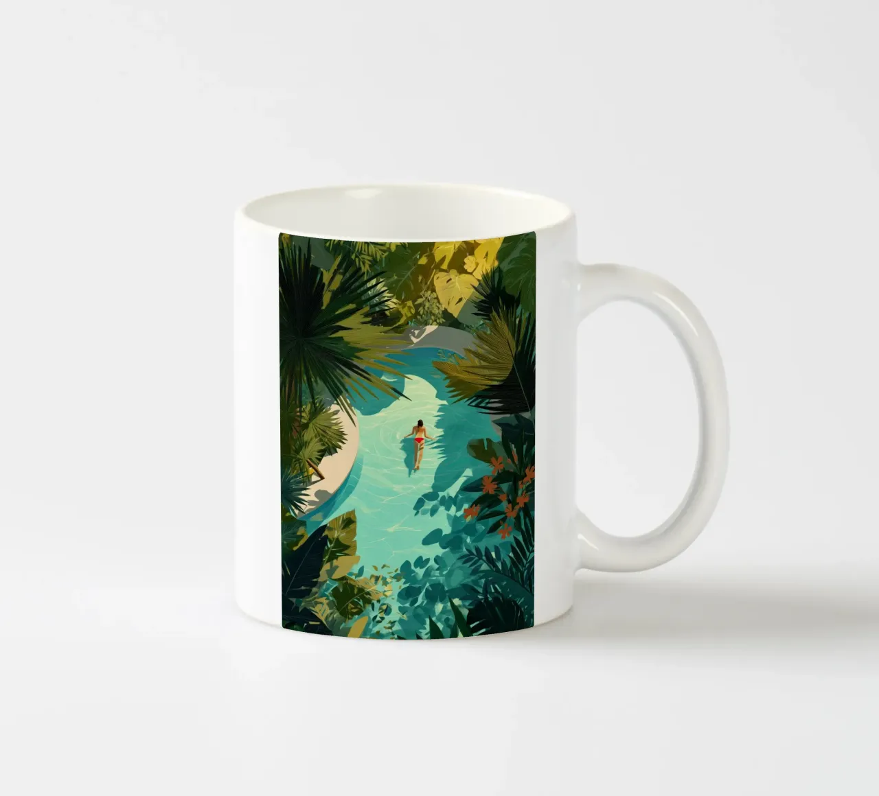Her Secret Paradise tazza in ceramica da Clara August