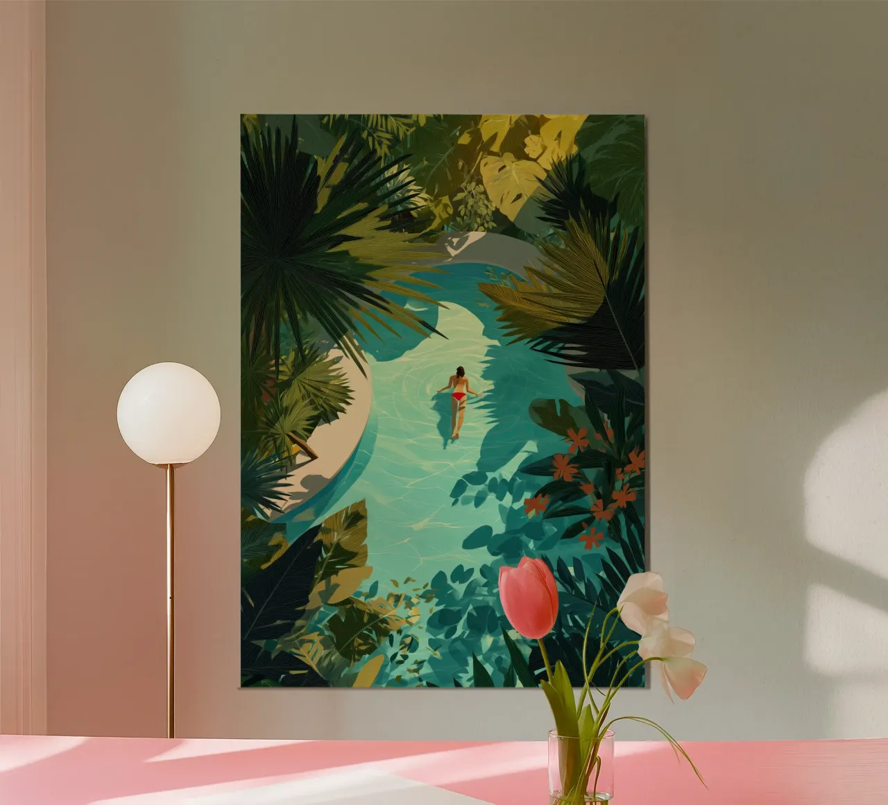 Her Secret Paradise alluminio dibond da Clara August