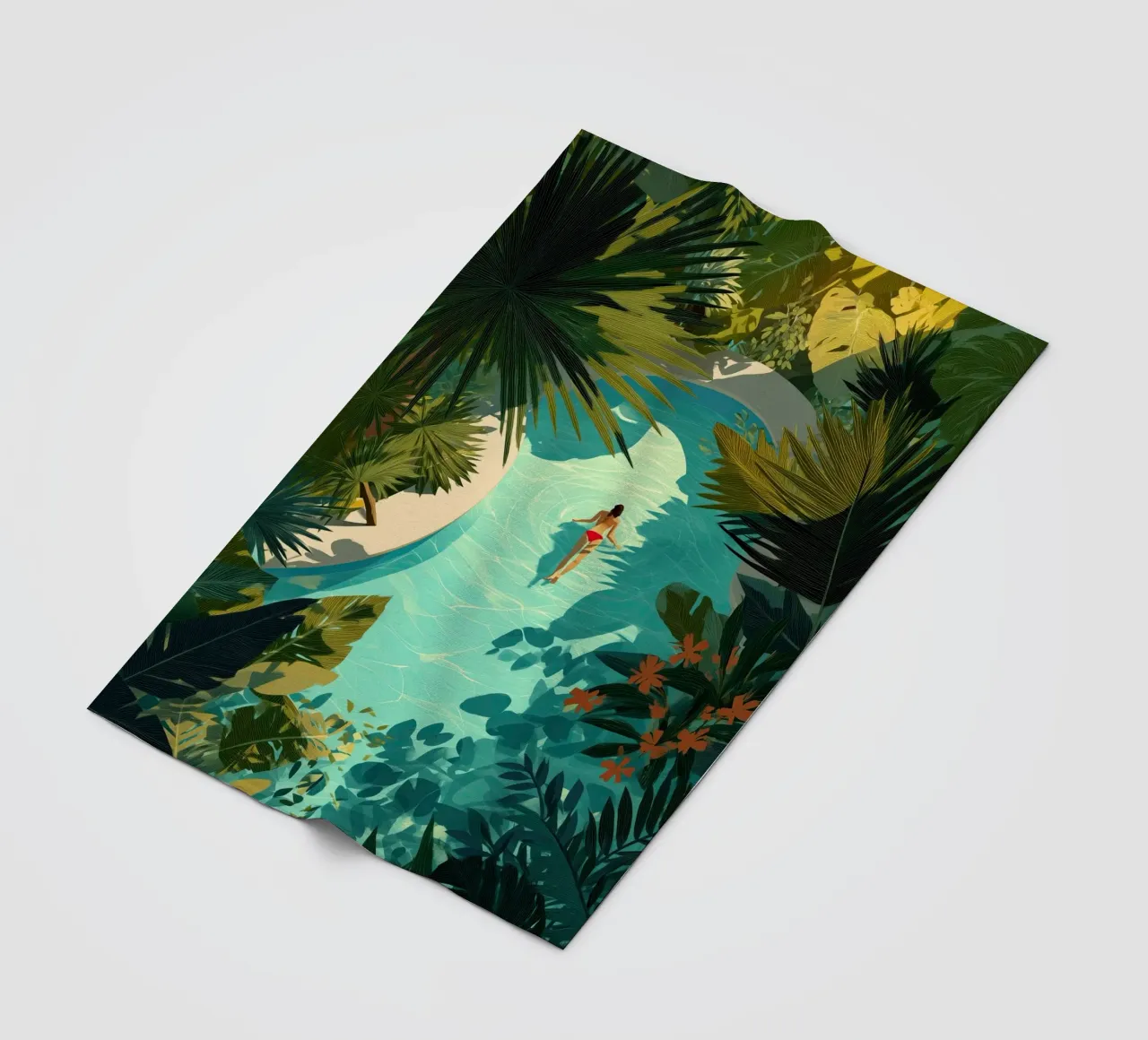 Her Secret Paradise coperta in pile da Clara August
