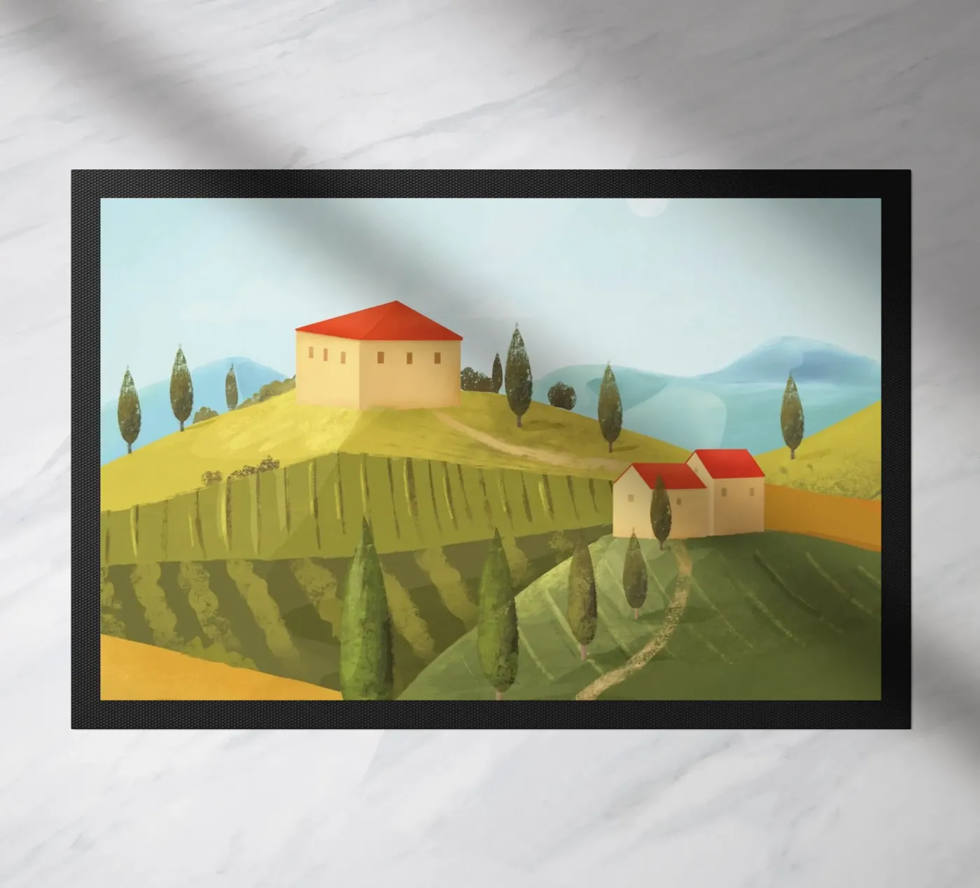 Tuscany doormat by PetrArts