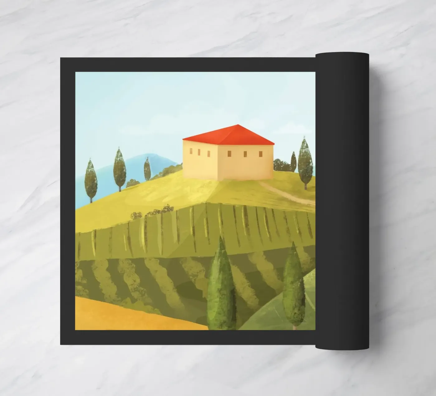 Tuscany doormat by PetrArts