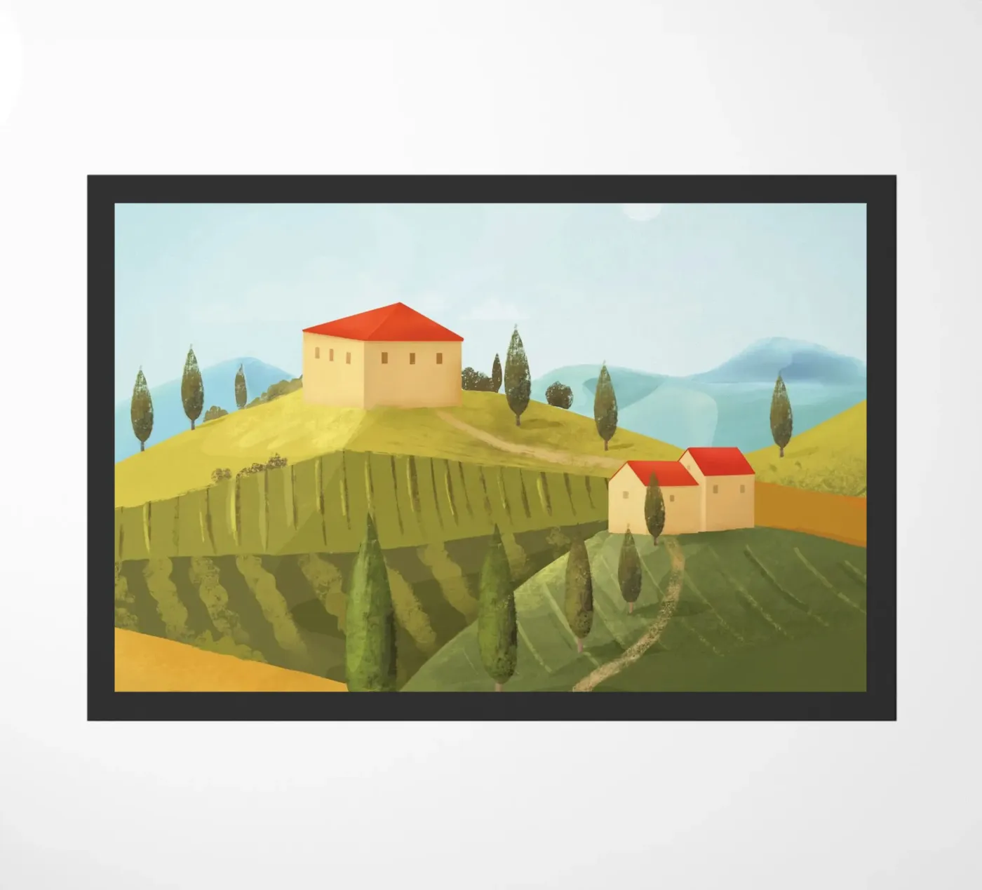 Tuscany doormat by PetrArts