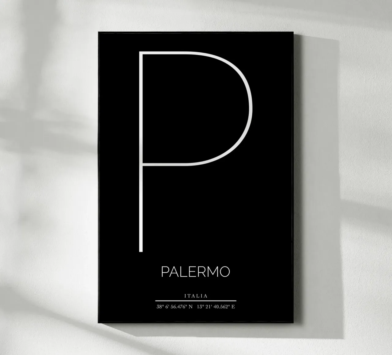 PALERMO - nero plexiglass da CityLights