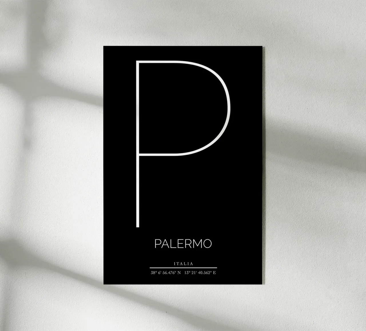 PALERMO - nero plexiglass da CityLights