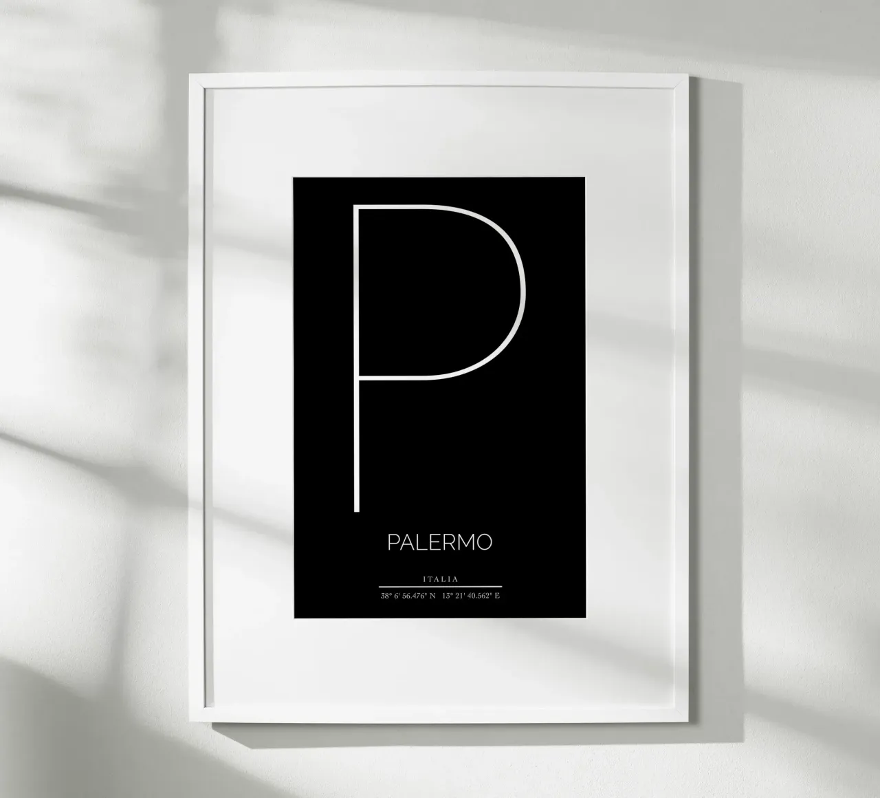 PALERMO - nero poster da CityLights