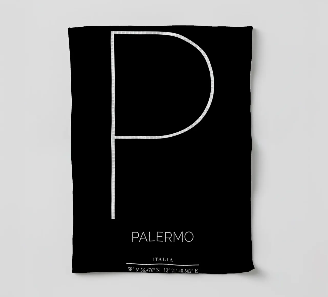 PALERMO - nero canovaccio da cucina da CityLights