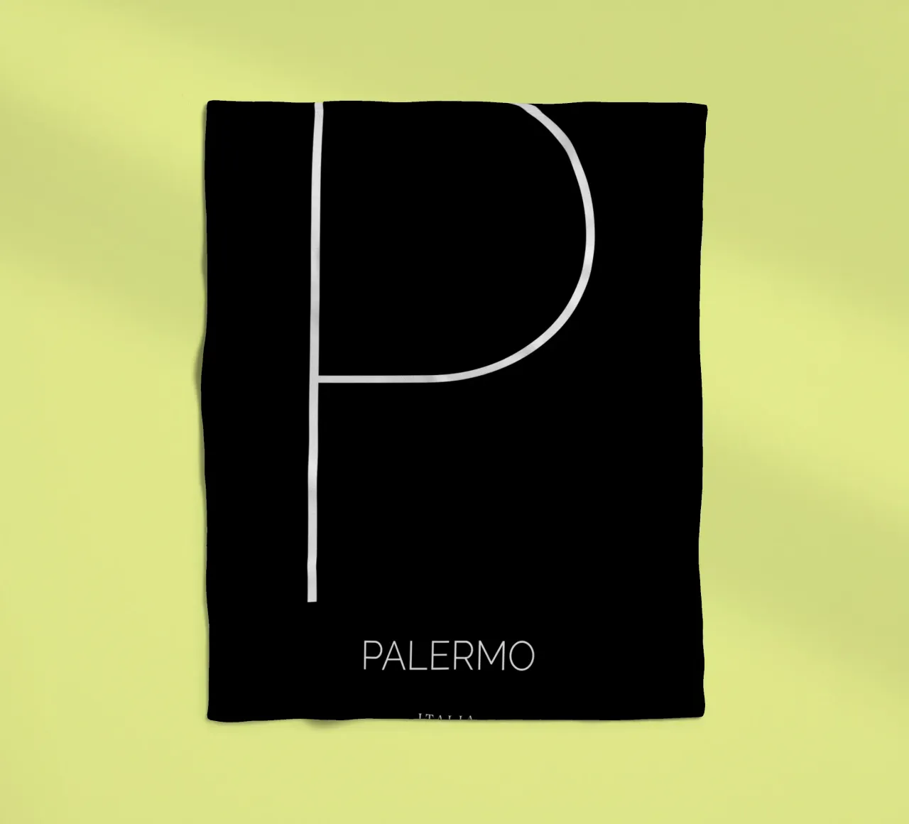 PALERMO - nero coperta in pile da CityLights