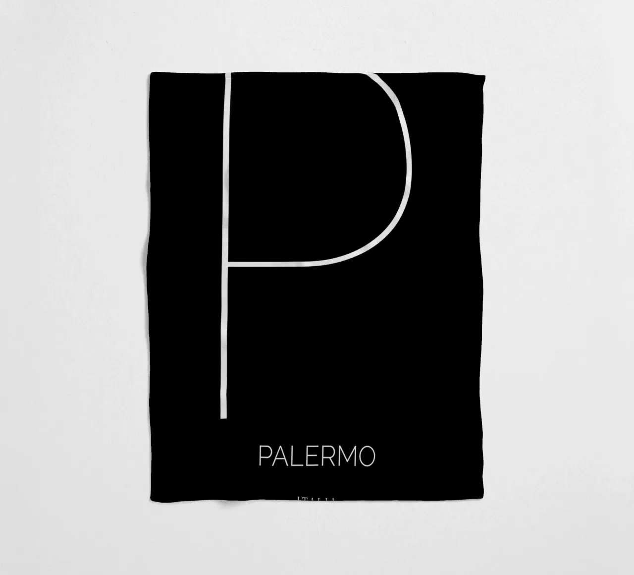 PALERMO - nero coperta in pile da CityLights