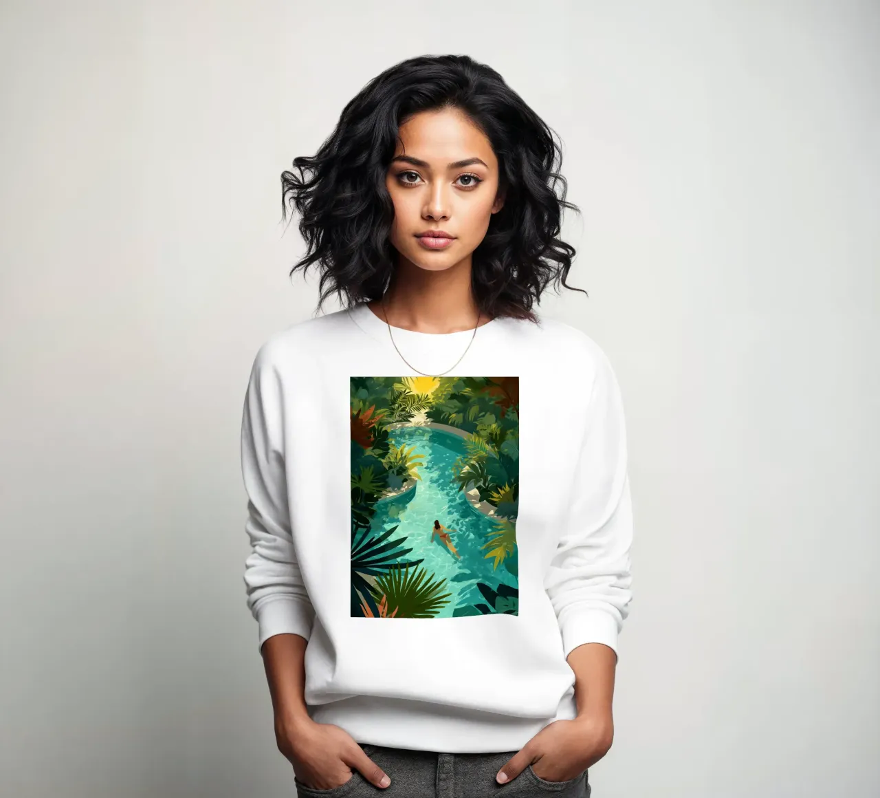 A Place to Begin Again sudadera de Clara August