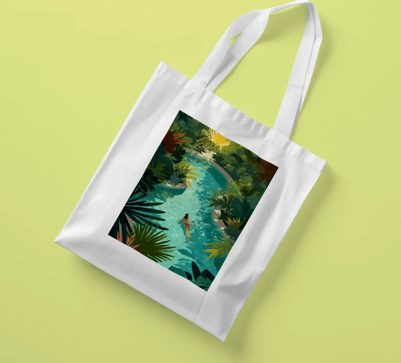 A Place to Begin Again borsa in juta da Clara August