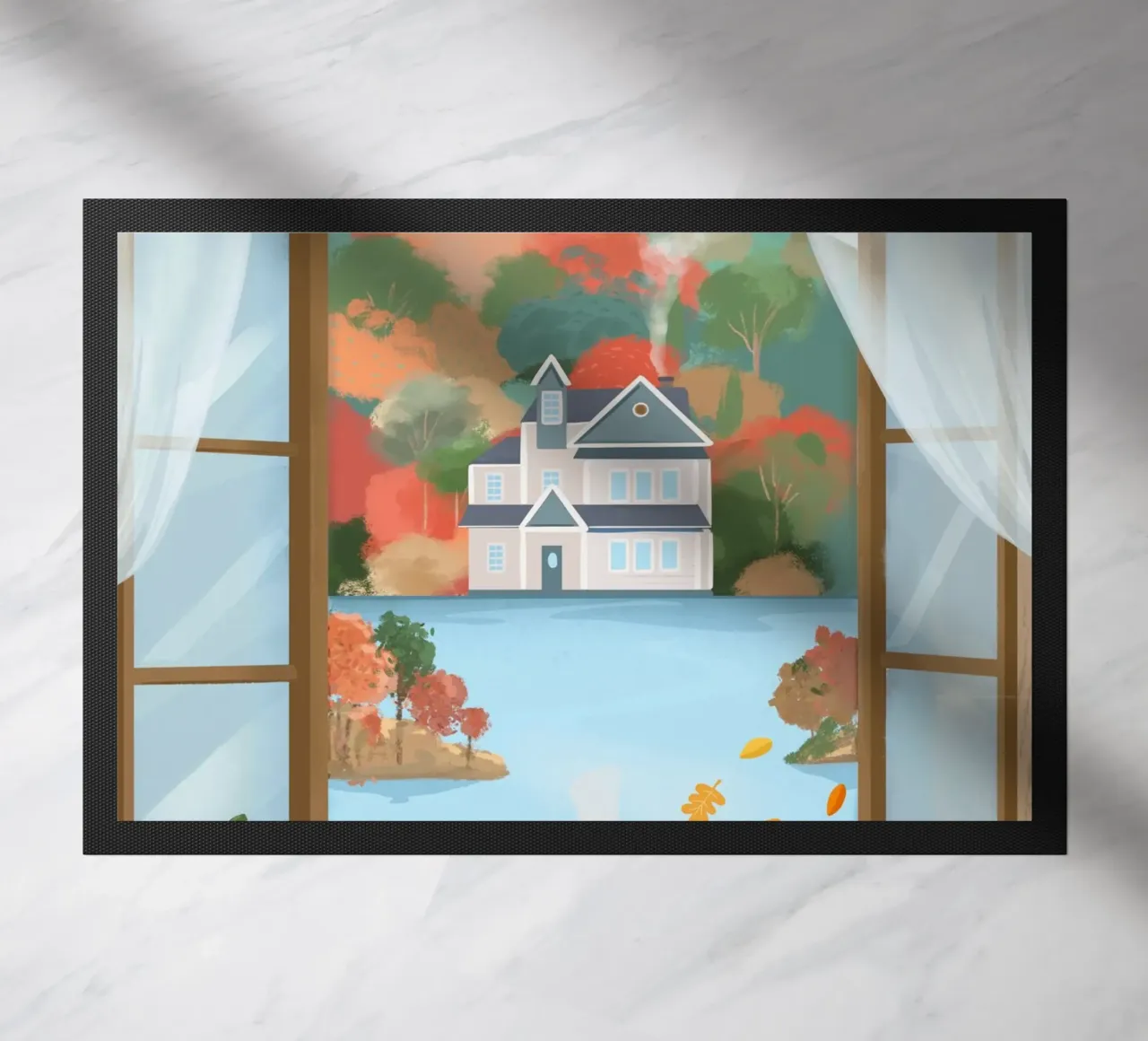 Cottage d'autunno zerbino da PetrArts