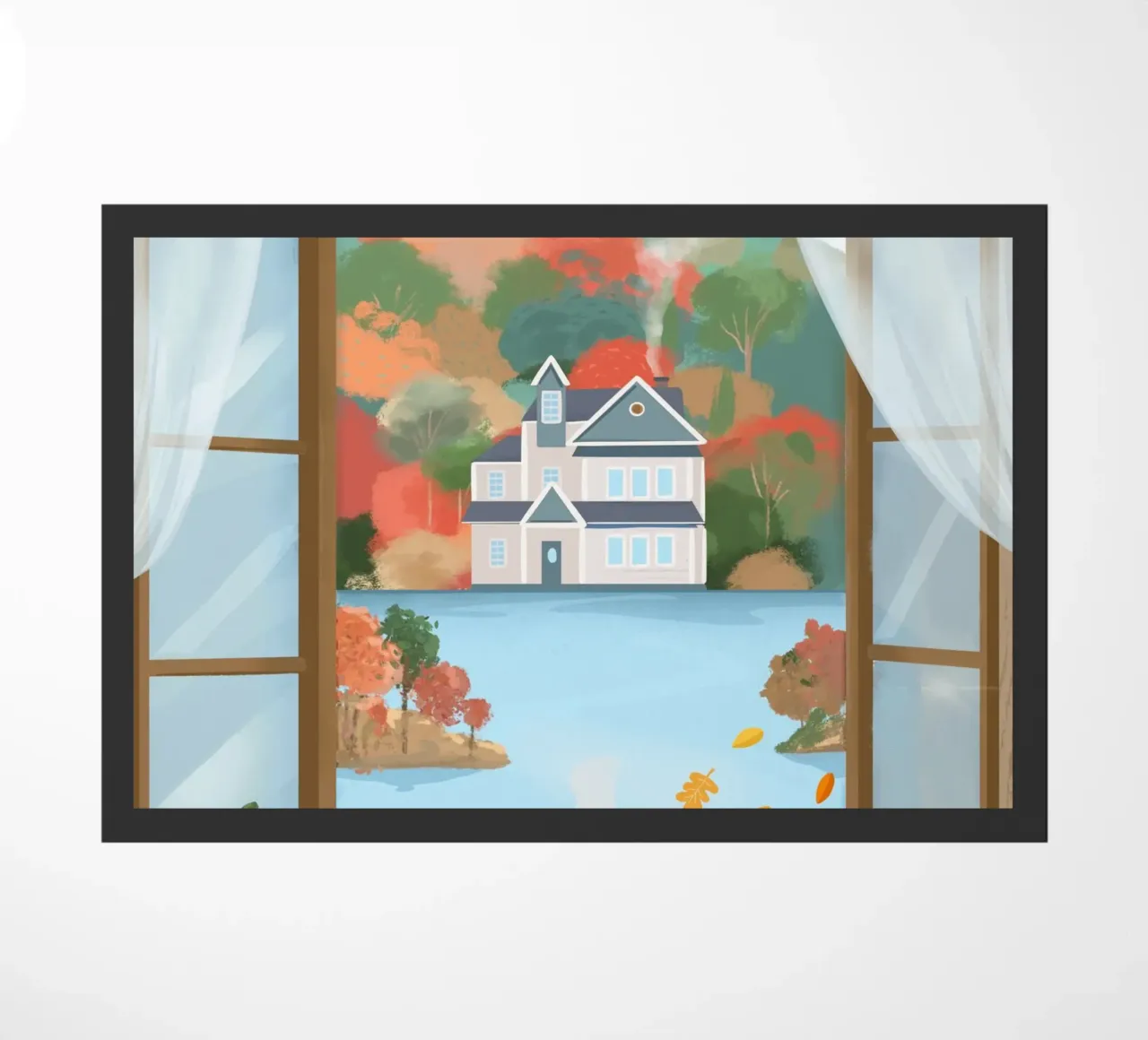 Cottage d'autunno zerbino da PetrArts
