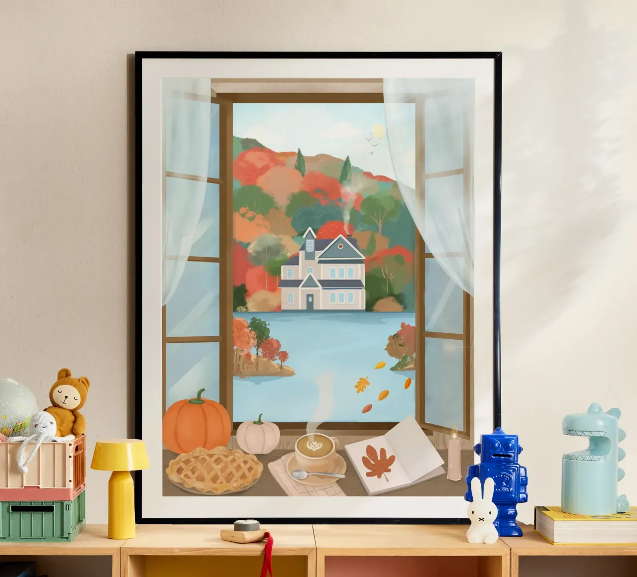 Cottage d'autunno carta hahnemühle da PetrArts