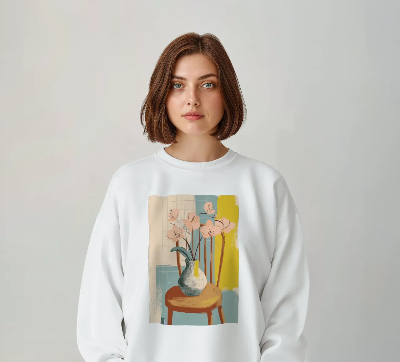 The Quiet Joy of Orchids sudadera de Clara August