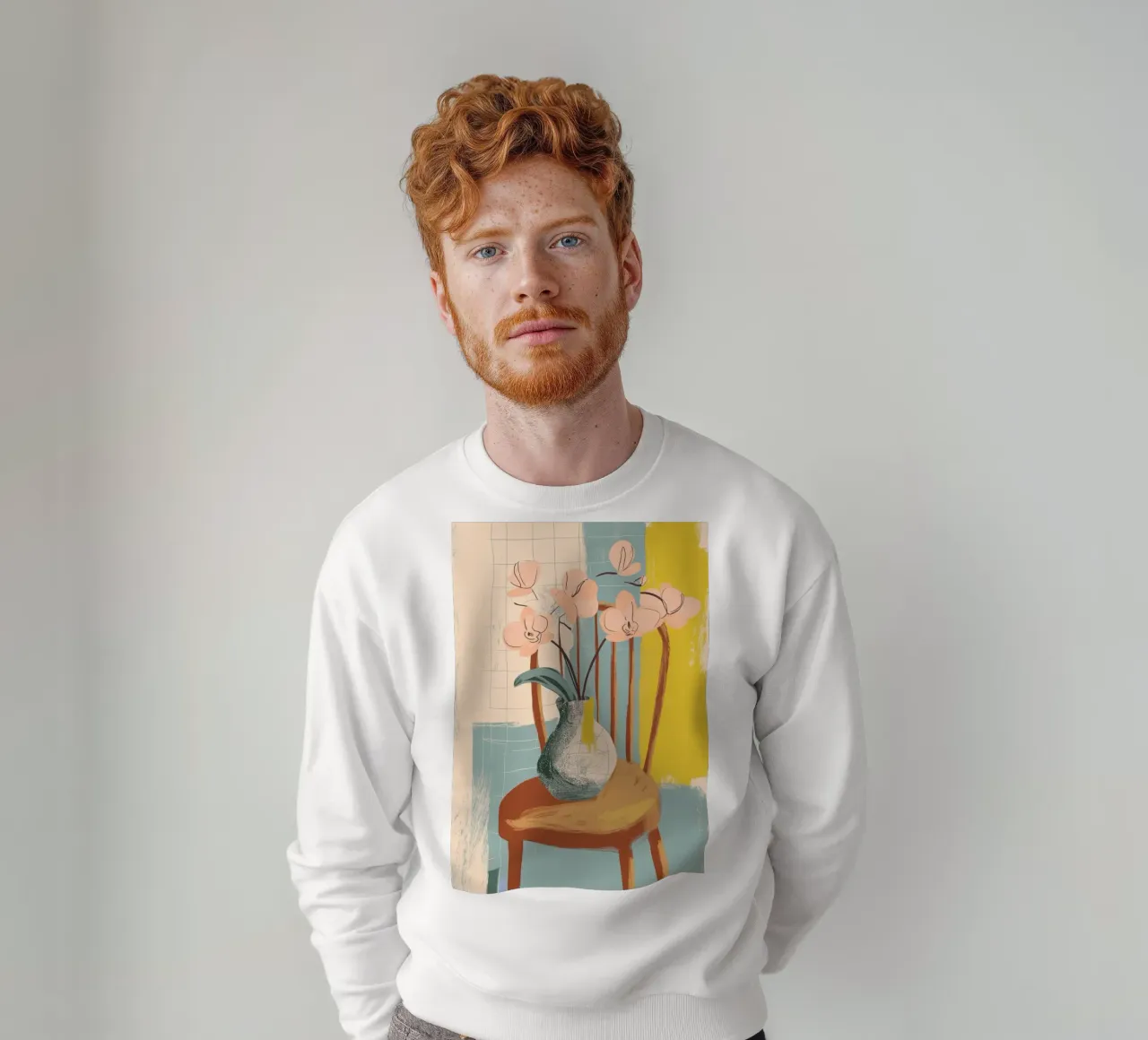 The Quiet Joy of Orchids sudadera de Clara August